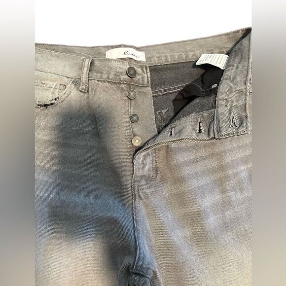 KanCan- Women’s Grey Wash Sienna High Rise Button Fly Boot Cut, Size 11/29 - Picture 5 of 11